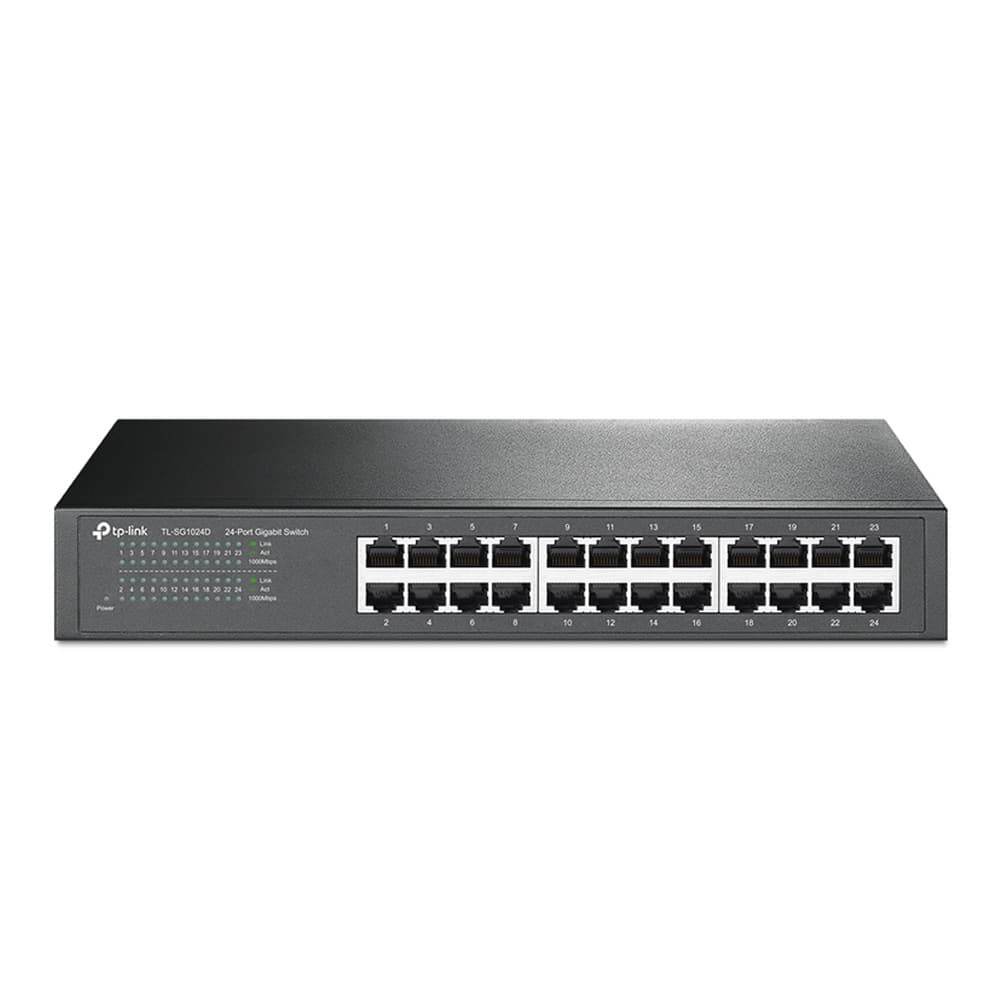 Switch Gigabit 24 puertos montaje en escritorio / rack miniatura 2