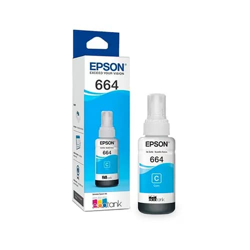Tinta Epson Original 664 Cian miniatura 1