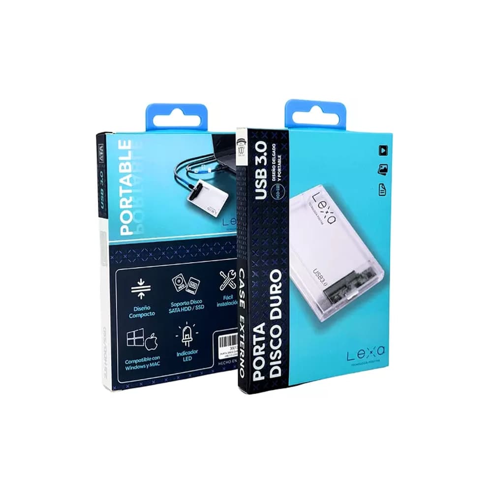 Caja Externa para Disco Duro Sata 2.5'' Usb 3.0 miniatura 2