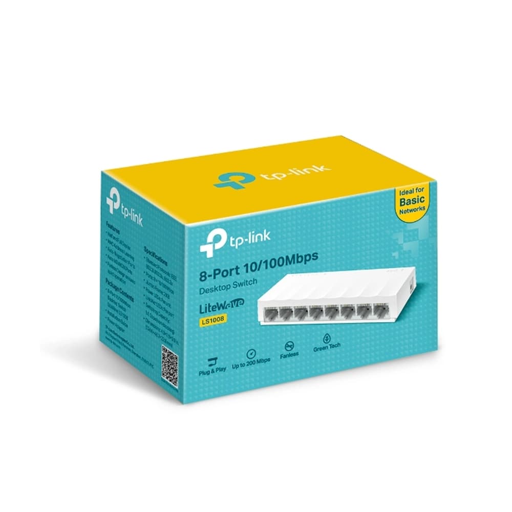 Switch Tp-link LS1008  8-puertos 10/100Mbps
