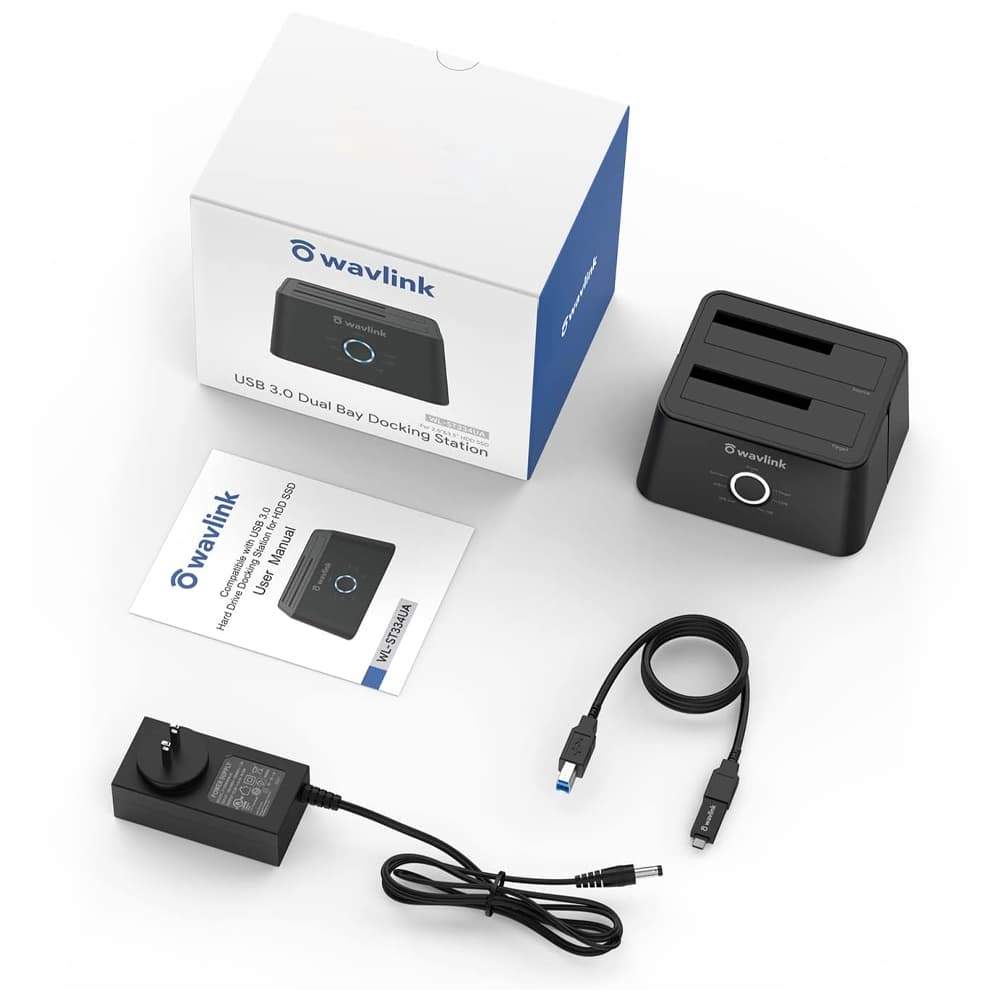 Estacion de acoplamiento para Disco Duro 3.0 WAVLINK miniatura 2