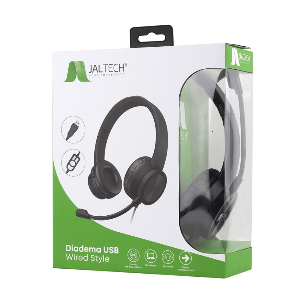 Diadema Jaltech USB Wired Style