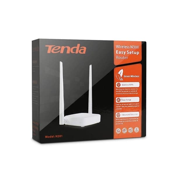 Router Tenda Inalámbrico N301 2 Antenas