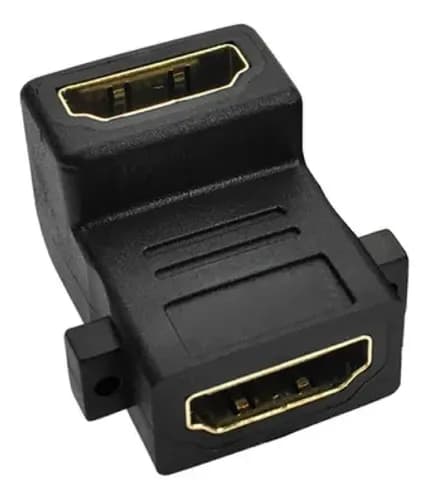 Adaptador Unión L Hdmi Hembra A Hembra Codo 90°
