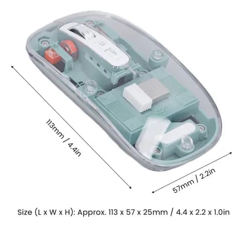 Mouse transparente DUAL BT+2.4 miniatura 2